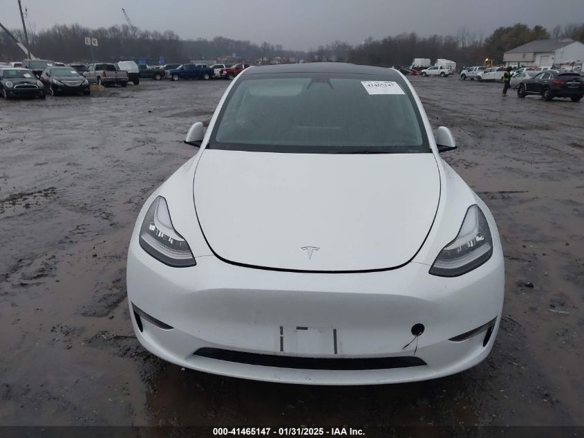 2022 Tesla Model Y Long Range Dual Motor All-Wheel Drive VIN: 7SAYGDEE0NF368362 Lot: 41465147