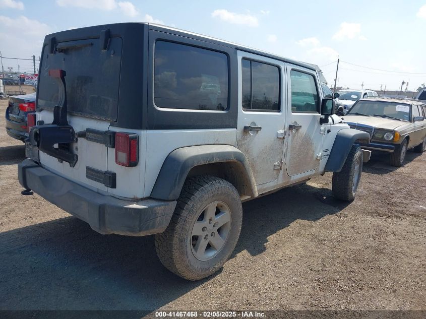 2018 Jeep Wrangler Jk Unlimited Sport S 4X4 VIN: 1C4HJWDGXJL922138 Lot: 41467468