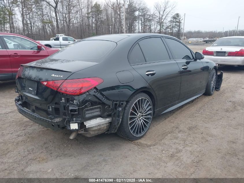 2022 Mercedes-Benz C 300 4Matic VIN: W1KAF4HB9NR044877 Lot: 41476398