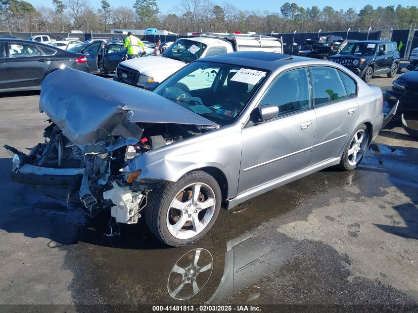 2008 Subaru Legacy 2.5I VIN: 4S3BL616587218752 Lot: 41481813