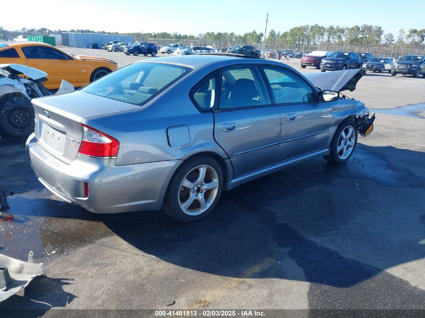 2008 Subaru Legacy 2.5I VIN: 4S3BL616587218752 Lot: 41481813