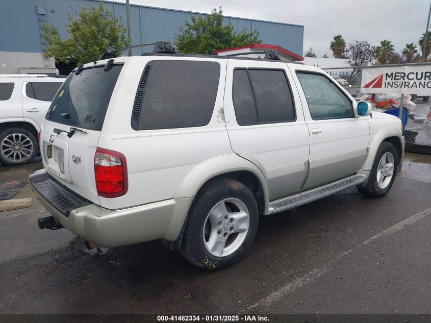 2001 Infiniti Qx4 Luxury VIN: JNRDR07Y81W107685 Lot: 41482334