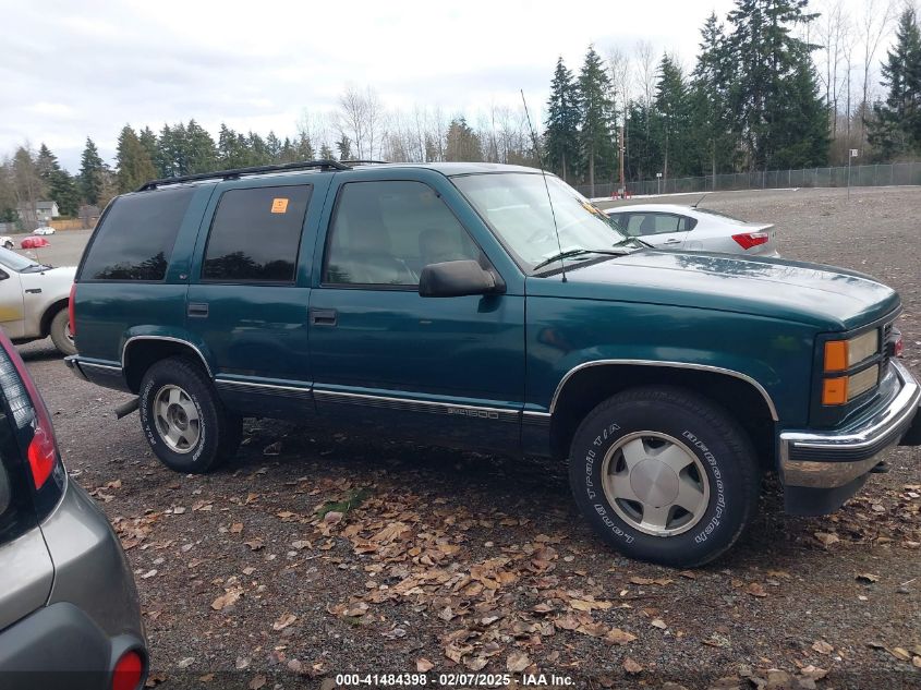 1997 GMC Yukon Sle VIN: 1GKEK13R2VJ760338 Lot: 41484398