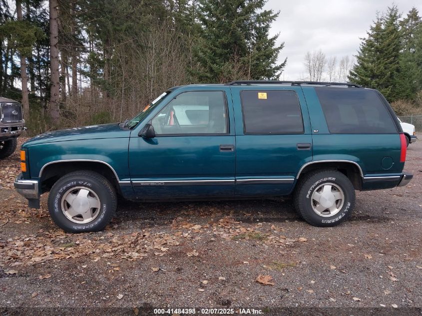 1997 GMC Yukon Sle VIN: 1GKEK13R2VJ760338 Lot: 41484398