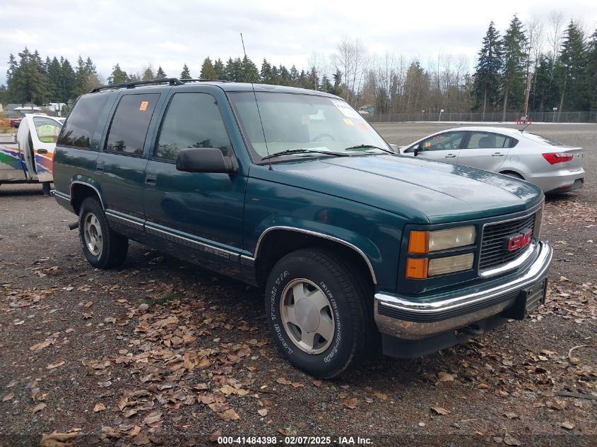 1997 GMC Yukon Sle VIN: 1GKEK13R2VJ760338 Lot: 41484398