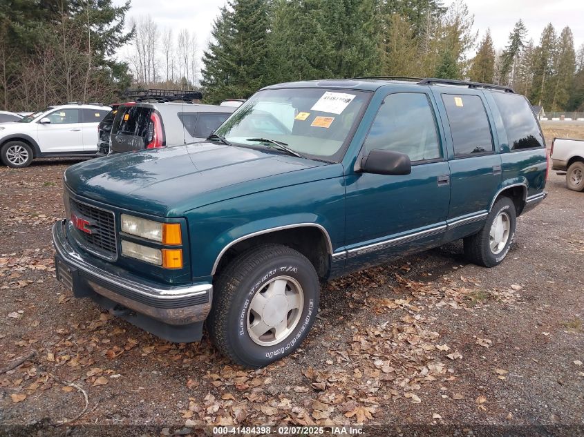 1997 GMC Yukon Sle VIN: 1GKEK13R2VJ760338 Lot: 41484398