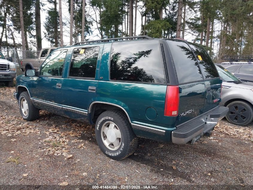 1997 GMC Yukon Sle VIN: 1GKEK13R2VJ760338 Lot: 41484398