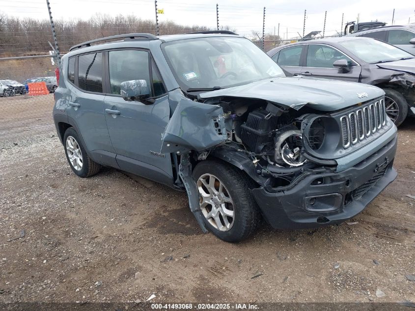 2017 Jeep Renegade Latitude Fwd VIN: ZACCJABB5HPF75067 Lot: 41493068