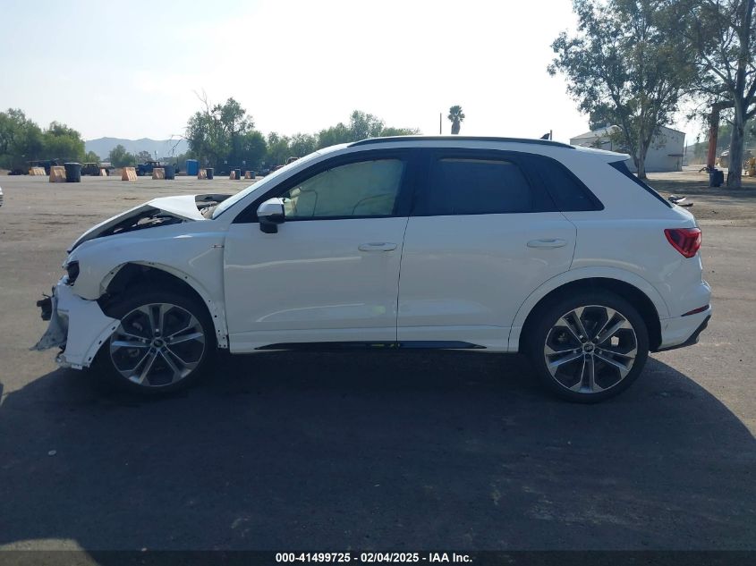 2021 Audi Q3 Premium 45 Tfsi S Line Quattro Tiptronic VIN: WA1DECF39M1143545 Lot: 41499725