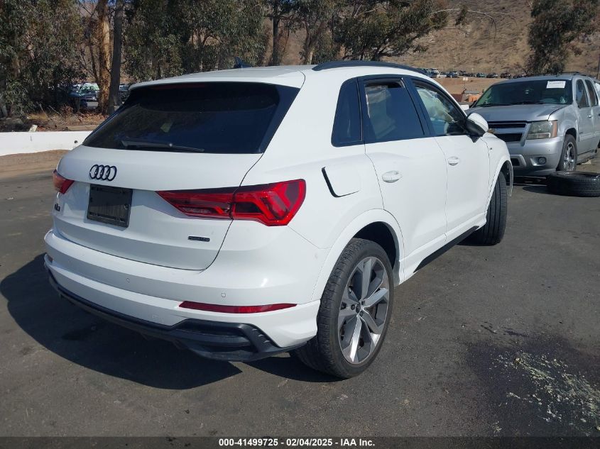 2021 Audi Q3 Premium 45 Tfsi S Line Quattro Tiptronic VIN: WA1DECF39M1143545 Lot: 41499725