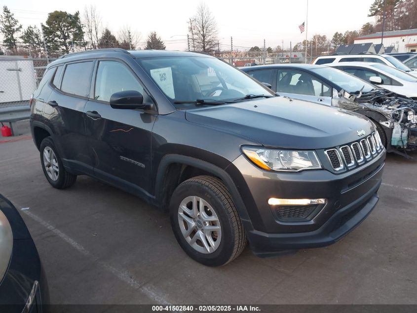 2018 Jeep Compass Sport 4X4 VIN: 3C4NJDAB2JT232677 Lot: 41502840