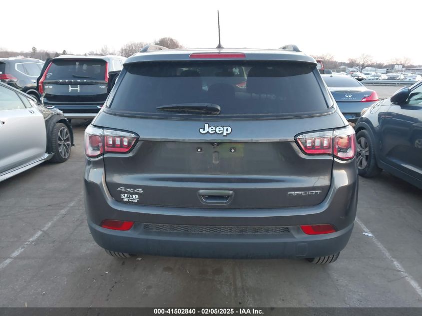 2018 Jeep Compass Sport 4X4 VIN: 3C4NJDAB2JT232677 Lot: 41502840