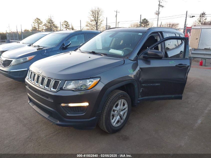 2018 Jeep Compass Sport 4X4 VIN: 3C4NJDAB2JT232677 Lot: 41502840