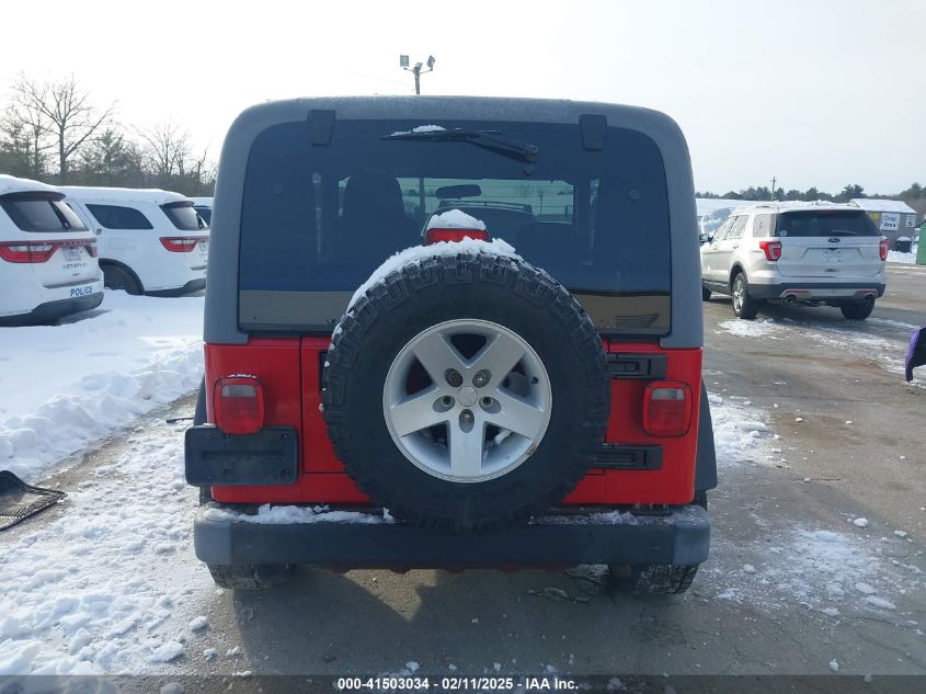 2005 Jeep Wrangler Rubicon VIN: 1J4FA69S25P316085 Lot: 41503034