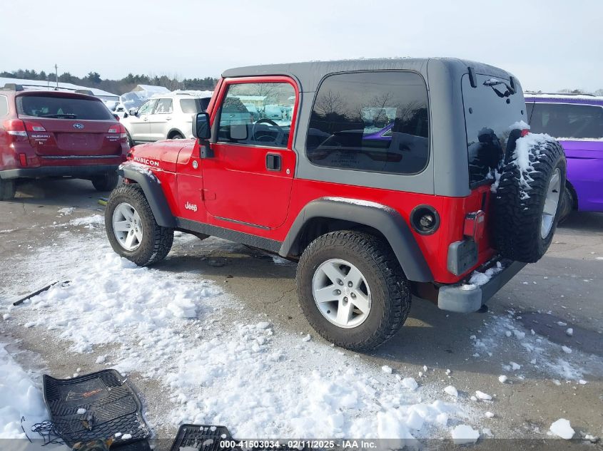 2005 Jeep Wrangler Rubicon VIN: 1J4FA69S25P316085 Lot: 41503034