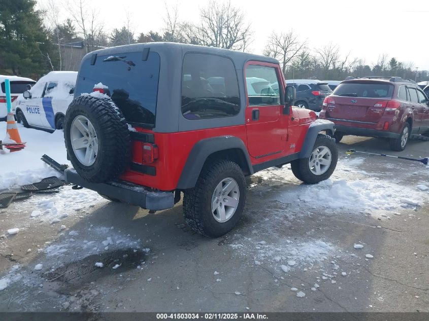 2005 Jeep Wrangler Rubicon VIN: 1J4FA69S25P316085 Lot: 41503034