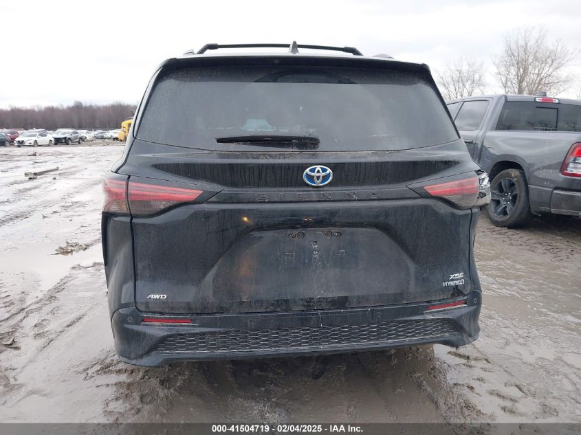 2022 Toyota Sienna Xse VIN: 5TDXSKFC5NS069826 Lot: 41504719