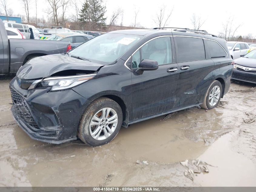 2022 Toyota Sienna Xse VIN: 5TDXSKFC5NS069826 Lot: 41504719