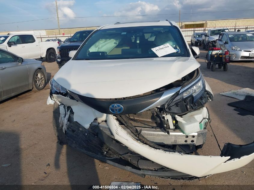 2021 Toyota Sienna Xle VIN: 5TDYRKEC9MS005997 Lot: 41506504