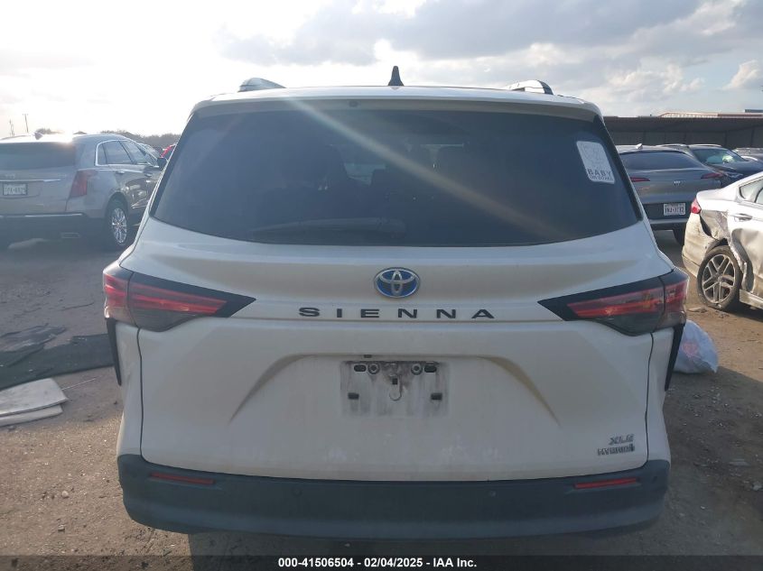 2021 Toyota Sienna Xle VIN: 5TDYRKEC9MS005997 Lot: 41506504