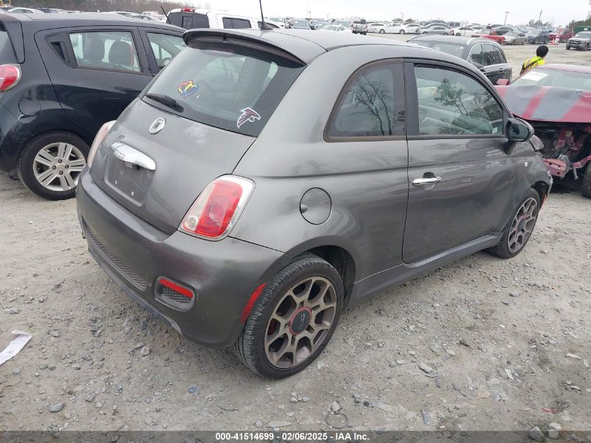 2012 Fiat 500 Sport VIN: 3C3CFFBR6CT126126 Lot: 41514699