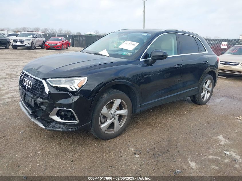 2020 Audi Q3 Premium Plus 45 Tfsi Quattro Tiptronic VIN: WA1BECF30L1016334 Lot: 41517606