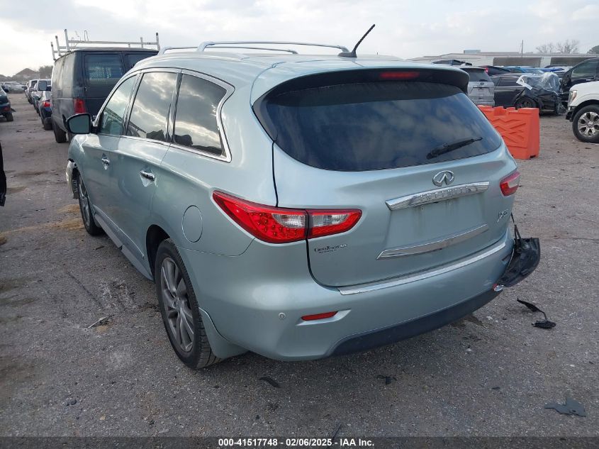 2013 Infiniti Jx35 VIN: 5N1AL0MNXDC345439 Lot: 41517748