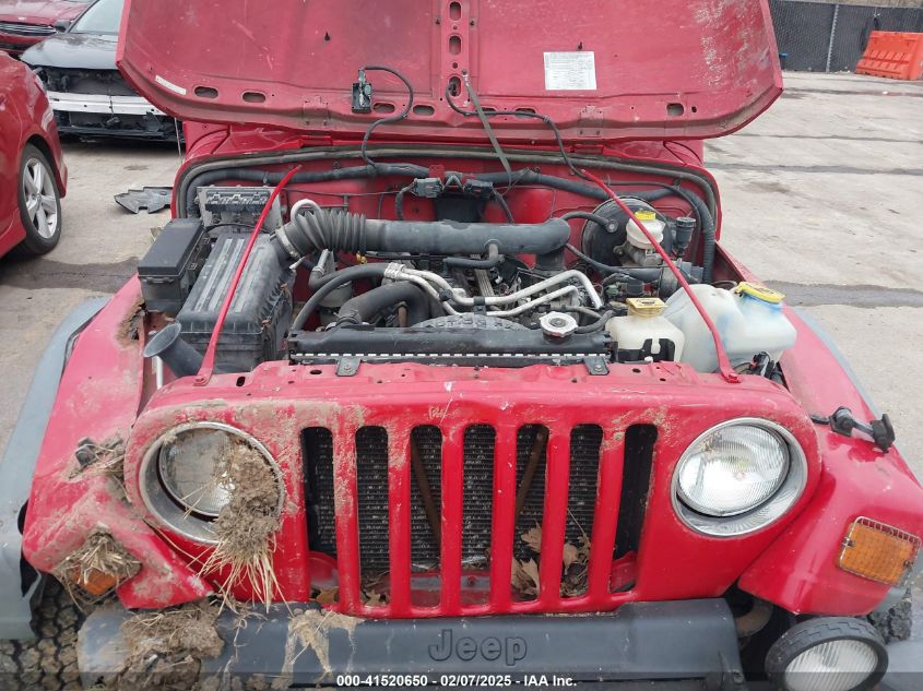 2004 Jeep Wrangler Sport VIN: 1J4FA49SX4P794578 Lot: 41520650