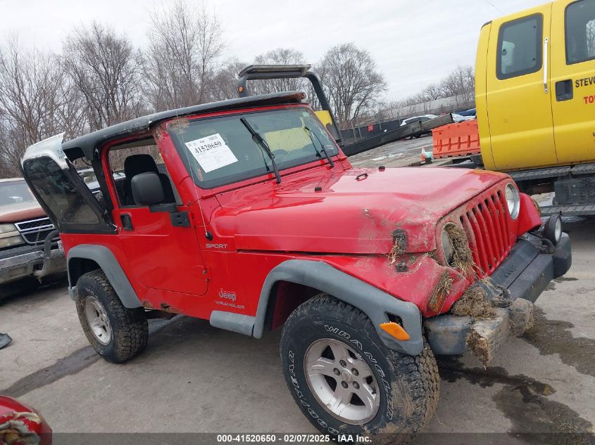 2004 Jeep Wrangler Sport VIN: 1J4FA49SX4P794578 Lot: 41520650