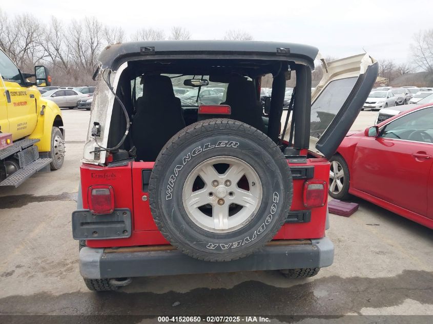 2004 Jeep Wrangler Sport VIN: 1J4FA49SX4P794578 Lot: 41520650