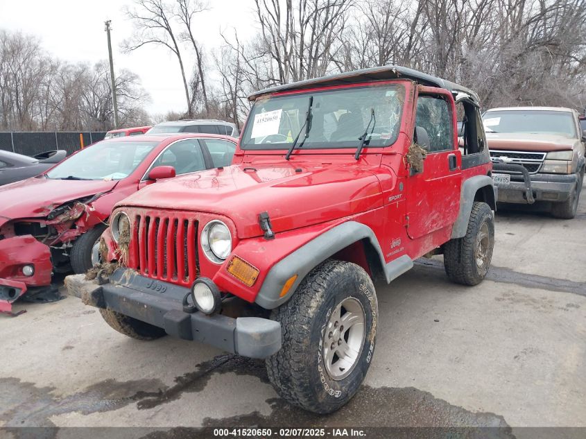 2004 Jeep Wrangler Sport VIN: 1J4FA49SX4P794578 Lot: 41520650