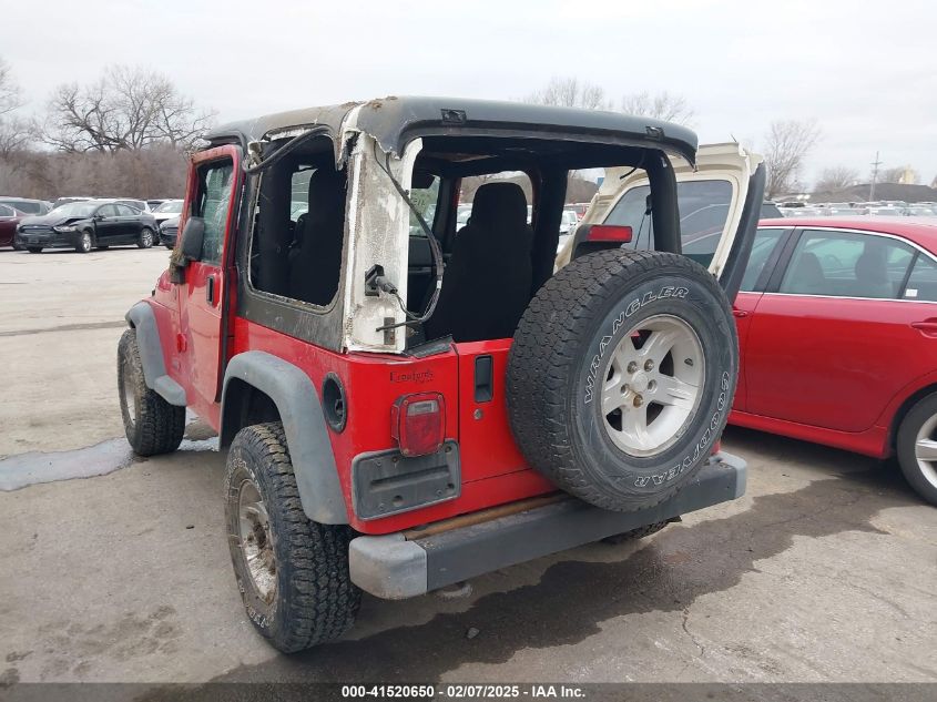 2004 Jeep Wrangler Sport VIN: 1J4FA49SX4P794578 Lot: 41520650