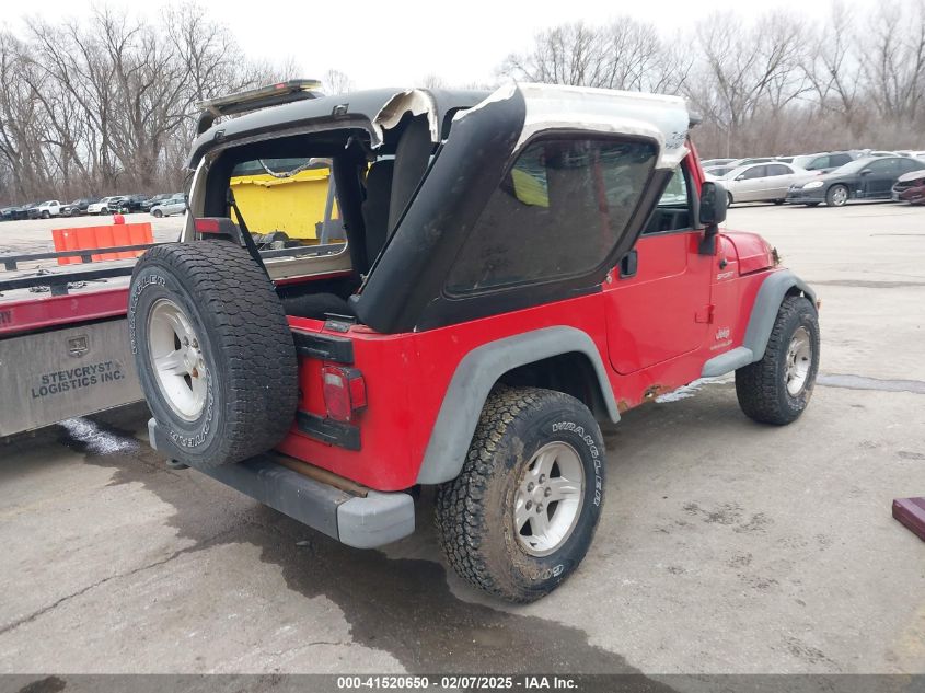 2004 Jeep Wrangler Sport VIN: 1J4FA49SX4P794578 Lot: 41520650