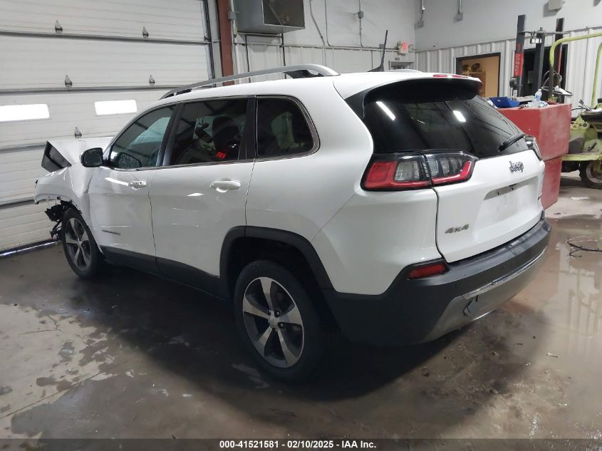 2019 Jeep Cherokee Limited Fwd VIN: 1C4PJLDB6KD114282 Lot: 41521581