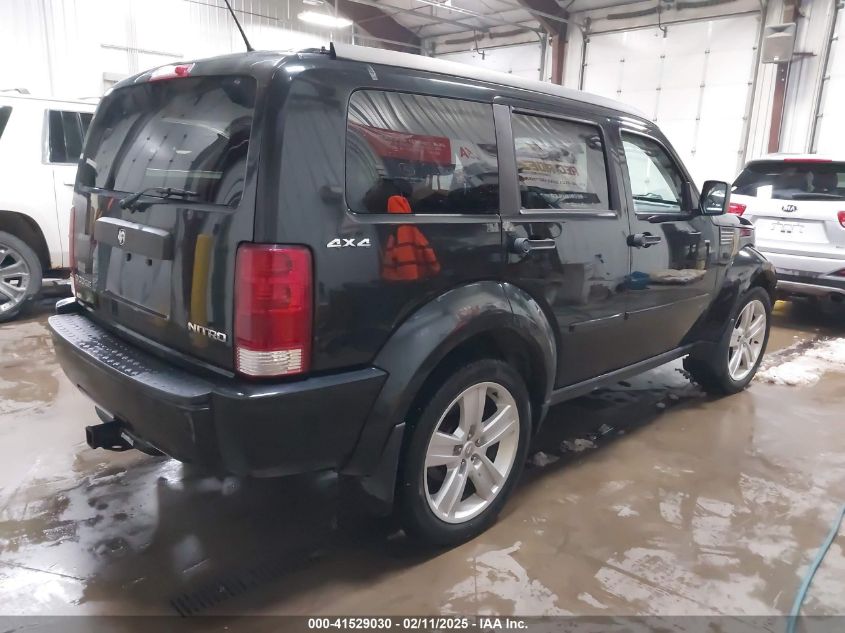 2011 Dodge Nitro Heat VIN: 1D4PU4GK1BW602572 Lot: 41529030