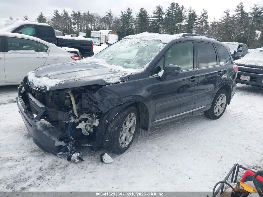 2015 Subaru Forester 2.5I Touring VIN: JF2SJAUC0FH402337 Lot: 41529234