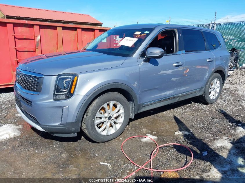 2020 Kia Telluride Lx VIN: 5XYP2DHC9LG007462 Lot: 41531017