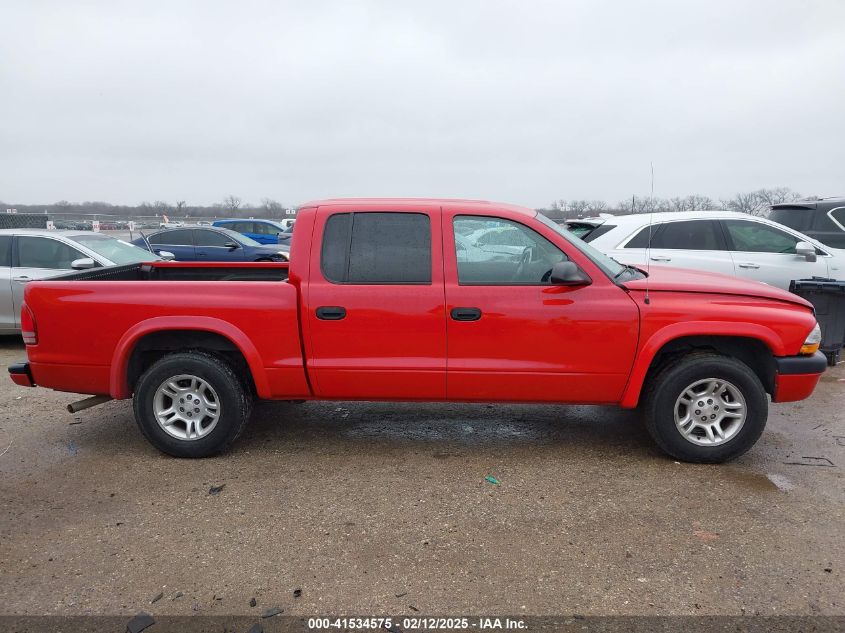 2004 Dodge Dakota Sport/Sxt VIN: 1D7HL38KX4S657177 Lot: 41534575