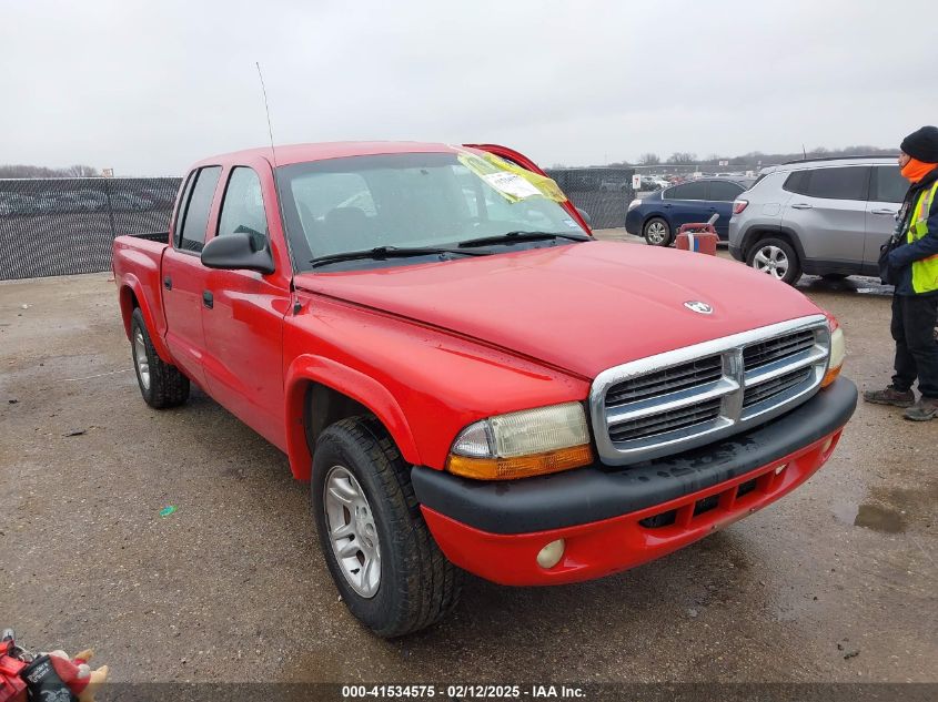 2004 Dodge Dakota Sport/Sxt VIN: 1D7HL38KX4S657177 Lot: 41534575