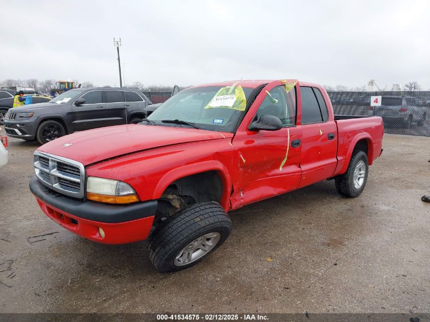 2004 Dodge Dakota Sport/Sxt VIN: 1D7HL38KX4S657177 Lot: 41534575