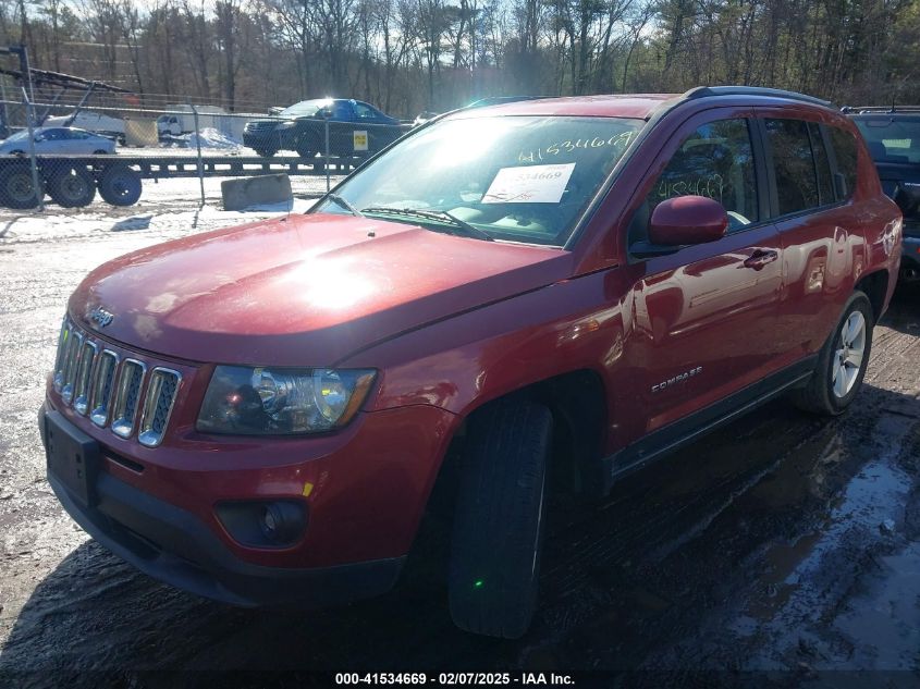 2017 Jeep Compass Latitude 4X4 VIN: 1C4NJDEB4HD127679 Lot: 41534669