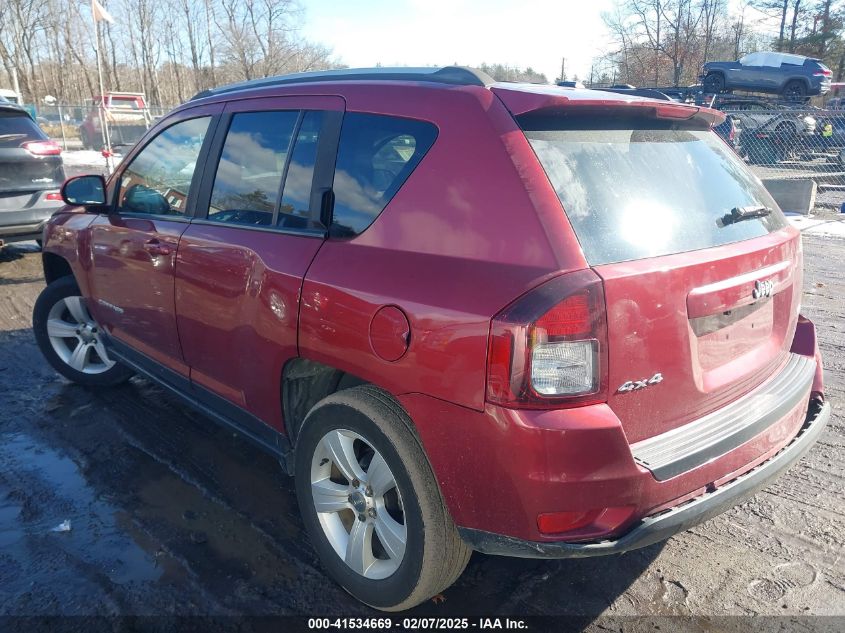 2017 Jeep Compass Latitude 4X4 VIN: 1C4NJDEB4HD127679 Lot: 41534669