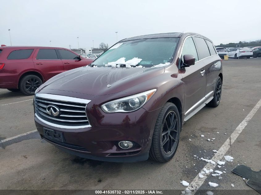 2013 Infiniti Jx35 VIN: 5N1AL0MM5DC307818 Lot: 41535732