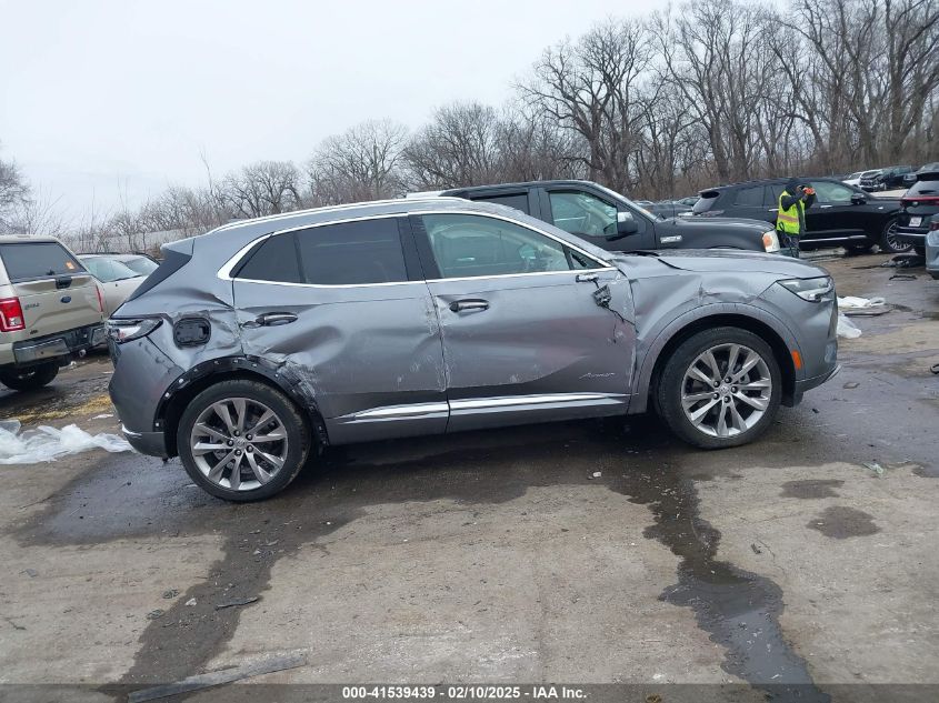 2022 Buick Envision Fwd Avenir VIN: LRBFZRR43ND031641 Lot: 41539439