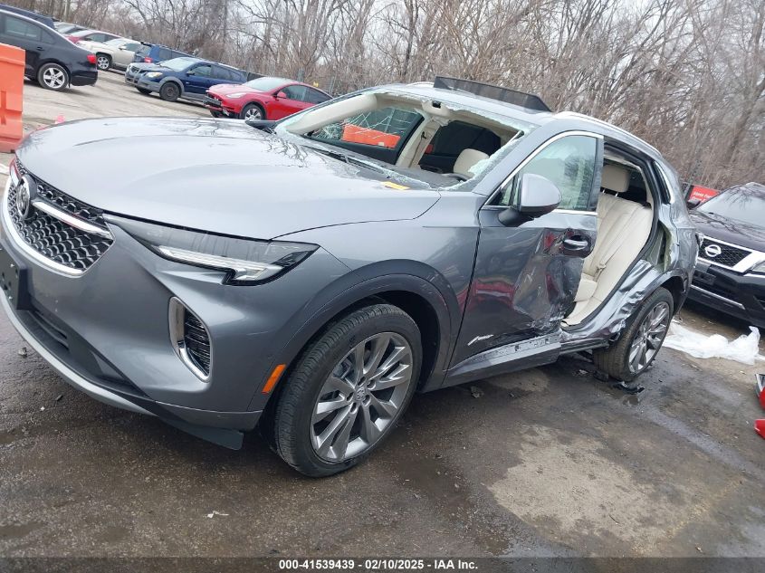 2022 Buick Envision Fwd Avenir VIN: LRBFZRR43ND031641 Lot: 41539439