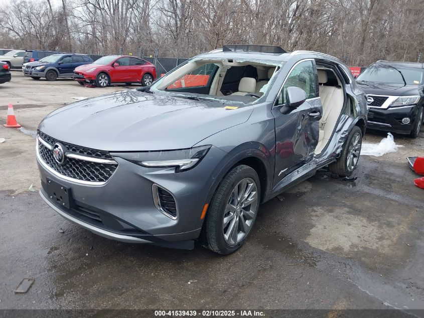 2022 Buick Envision Fwd Avenir VIN: LRBFZRR43ND031641 Lot: 41539439