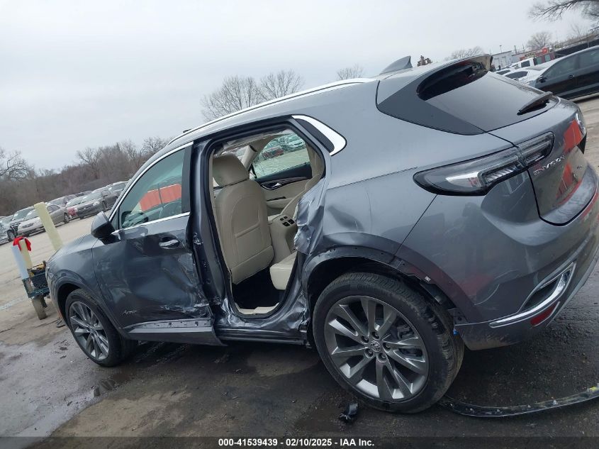 2022 Buick Envision Fwd Avenir VIN: LRBFZRR43ND031641 Lot: 41539439