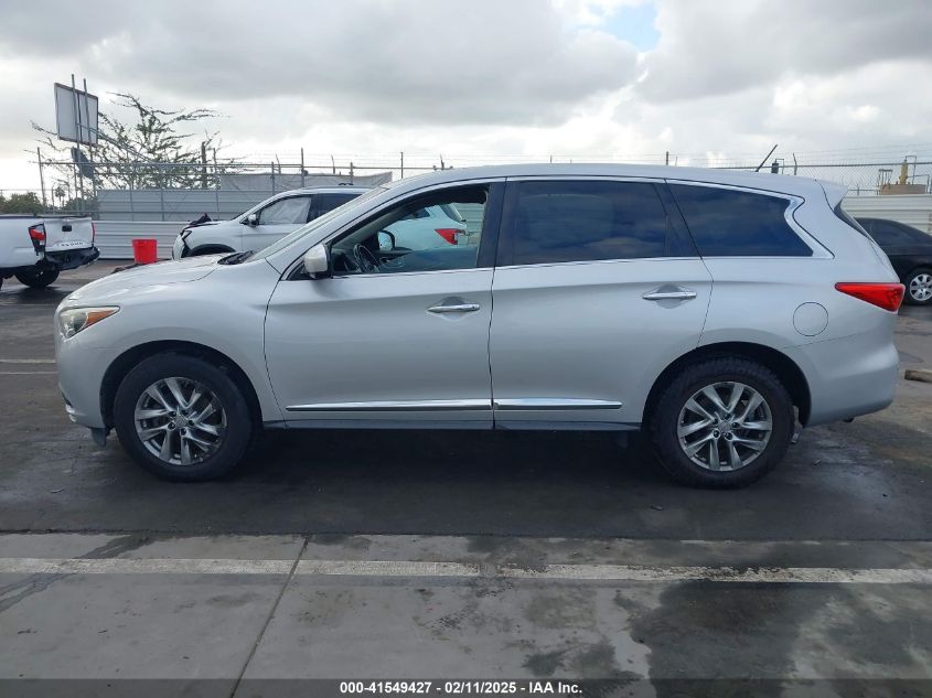 2013 Infiniti Jx35 VIN: 5N1AL0MNXDC323554 Lot: 41549427