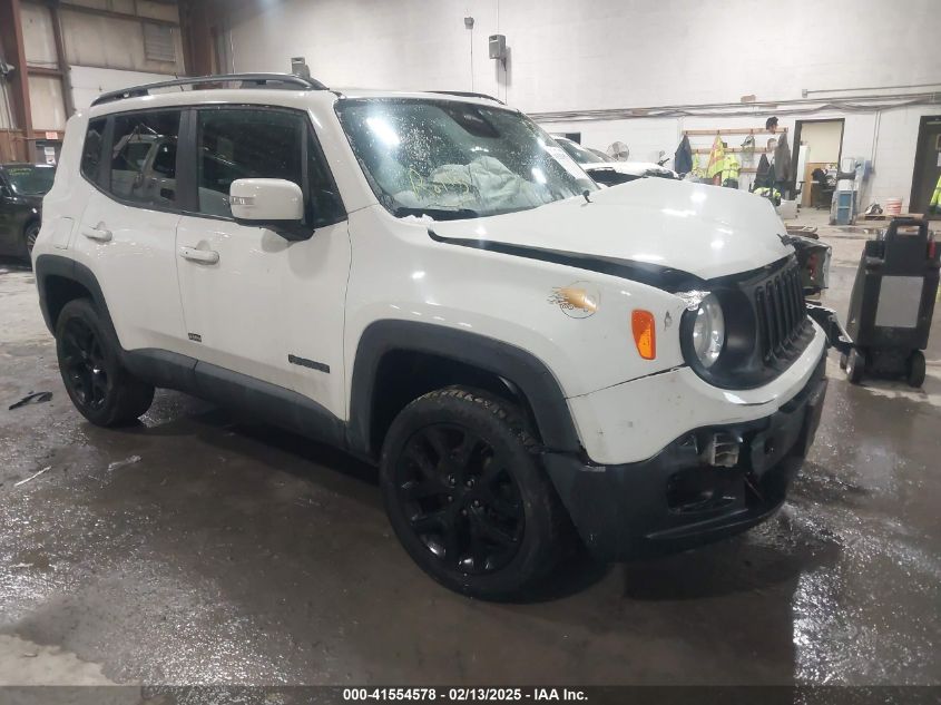 2017 Jeep Renegade Altitude 4X4 VIN: ZACCJBBB9HPG18671 Lot: 41554578