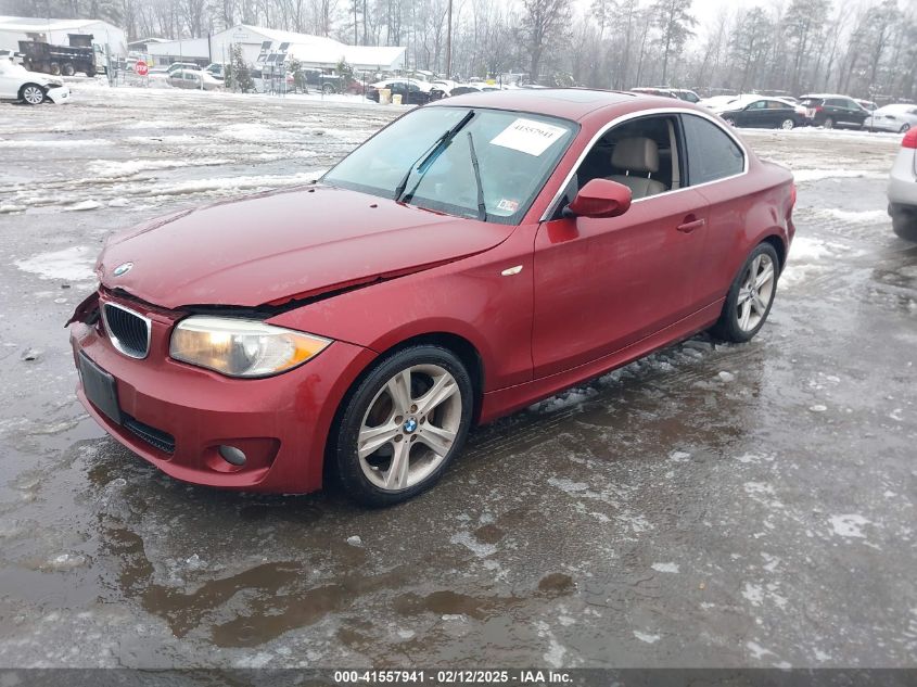 2012 BMW 128I VIN: WBAUP7C52CVP23950 Lot: 41557941